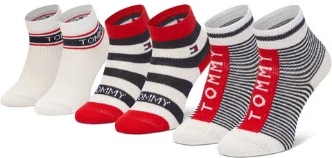 Set de 3 perechi de șosete medii pentru copii Tommy Hilfiger (10747985)