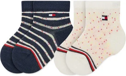 Set de 2 perechi de șosete lungi pentru copii Tommy Hilfiger (18087505)