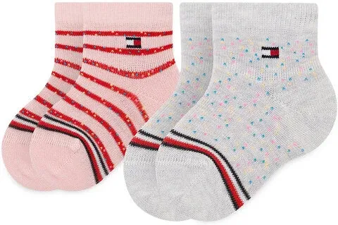 Set de 2 perechi de șosete lungi pentru copii Tommy Hilfiger (18022827)